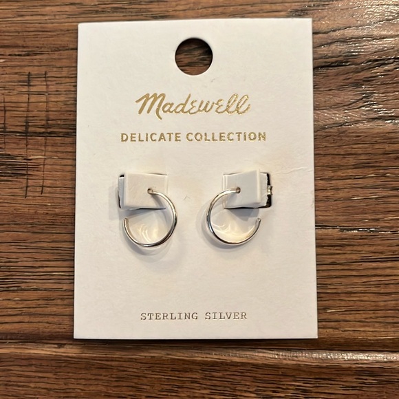 Madewell Jewelry - Madewell Delicate Collection Sterling Silver Hoops